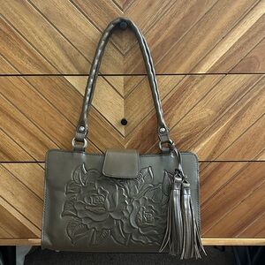 Patricia Nash Embossed Floral Handbag